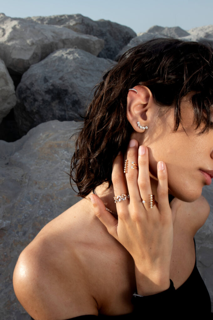 crushed white gold ring 2